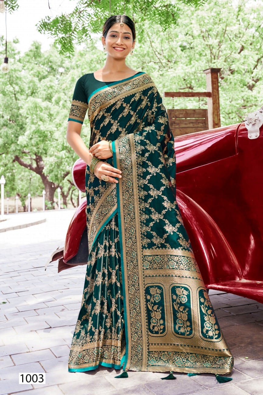 Royal Queen Vol 10 By Saroj Satin Silk Wedding Sarees Wholesale Price In Surat
